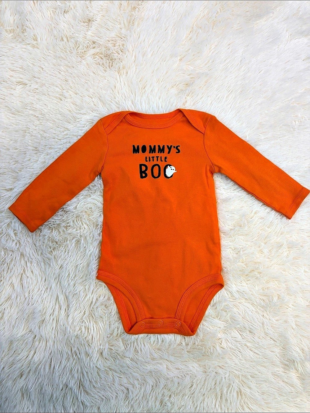Carter's Baby 6M Orange Bodysuit Like New